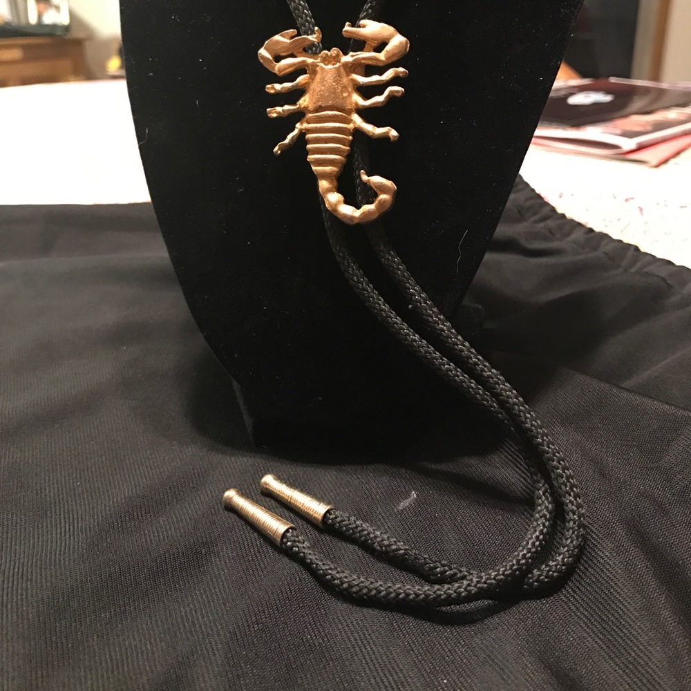 Scorpion bolo tie